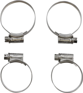 Set de cleme pentru radiator, argintiu