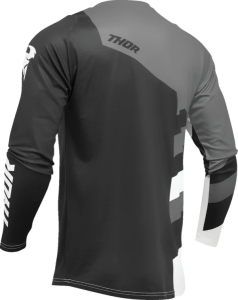 Tricou Thor Sector Checker Black/Gray 2XL, 2, nordicamoto.ro