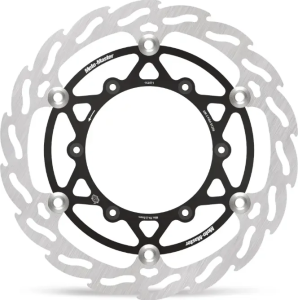 Flame Series Floating Rotor Black, Stainless Steel