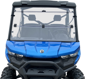 Deluxe Full Folding Windshield Clear 