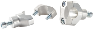 Handlebar Adapter Set Silver, 1, nordicamoto.ro