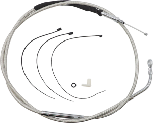 High-efficiency Polished Stainless Clutch Cable Silver, 2, nordicamoto.ro
