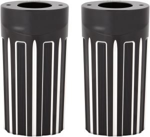 Aluminum Fork Boot Covers Black, Silver