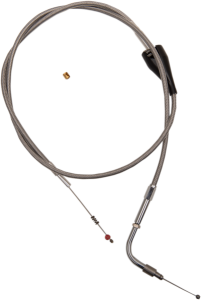 Stainless Steel Throttle/idle Cable Silver +76 mm (3''), 1, nordicamoto.ro