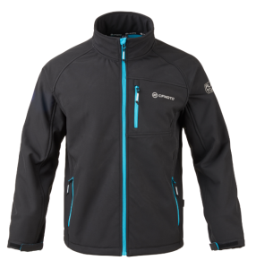 MEN’S BLACK SOFT SHELL JACKET
