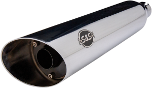 Slash Cut Ec Slip-on Mufflers Chrome