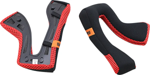Sm5 Helmet Cheek Pad Gray, Red