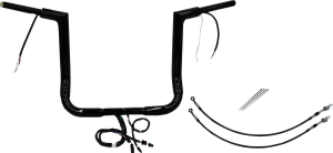 Plug & Play Ez Install 1-1/2(r) Flat Top Handlebar Kit Black, 2, nordicamoto.ro