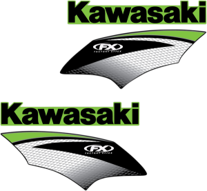 Replacement Oem Tank/shroud Graphics Black, Green, 2, nordicamoto.ro