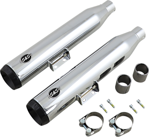 Grand National 50 State Slip-on Mufflers Chrome, 1, nordicamoto.ro