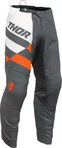 Pantaloni Copii Thor Sector Checker Gray/Orange