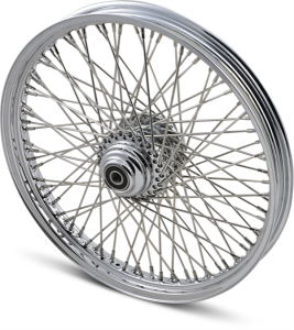 Laced 40-80 Spoke Wheel Assembly Silver