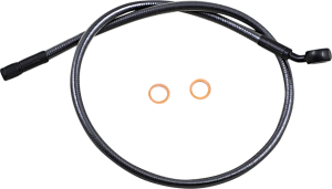Alternate Length Upper Brake Line Black, Black Pearl, 2, nordicamoto.ro