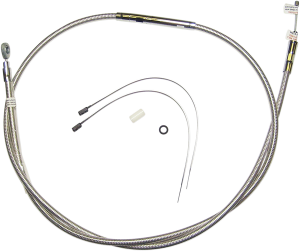 High-efficiency Polished Stainless Clutch Cable Silver, 2, nordicamoto.ro