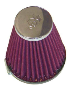 Clamp-on Air Filter Chrome