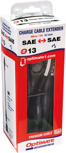 Charge Cable Extender Black, 2, nordicamoto.ro