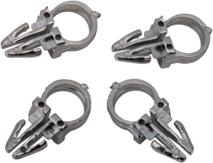 Handlebar Wiring Clips Chrome, 1, nordicamoto.ro