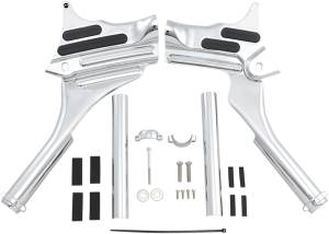 Deluxe Neck Cover Kit Chrome, 3, nordicamoto.ro