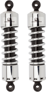 412 Series Shocks Black, Chrome, 1, nordicamoto.ro