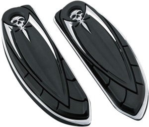 Driver And Passenger Floorboard Covers Black, 1, nordicamoto.ro