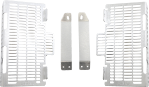 Radiator Guard Brushed Aluminum, 4, nordicamoto.ro