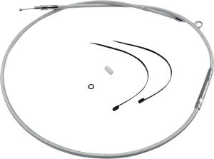High-efficiency Braided Sterling Chromite Ii® Clutch Cable Silver
