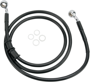 Stainless Steel Brake Line Kit Black, 1, nordicamoto.ro