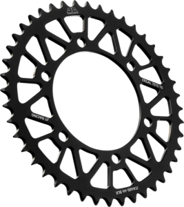 JT SPROCKETS Pinion spate din aluminiu Racelite, negru, 1, nordicamoto.ro