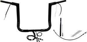 Plug & Play Ez Install 1-1/2(r) Flat Top Handlebar Kit Black, 1, nordicamoto.ro