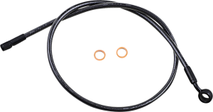 Alternate Length Upper Brake Line Black, Black Pearl, 2, nordicamoto.ro