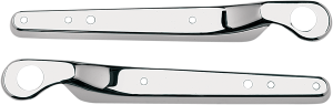 Rear Fender Strut Chrome