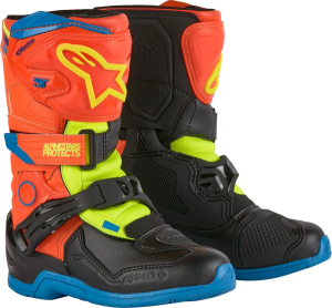 Cizme Copii Alpinestars Tech 3s Orange/Blue/Yellow