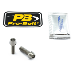 Titanium Clip-on / Handle Bar Mount Bolt Kit