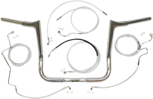 1-1/4(r) Viking Handlebar Installation Kit Silver