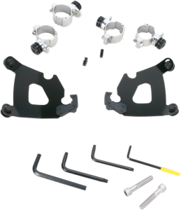 Cafe Fairing Trigger-lock Hardware Kit Black, 1, nordicamoto.ro