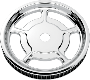 Universal Rear Cush-drive Aluminum Pulley Chrome