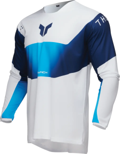 Tricou Enduro Thor Launchmode Storm White/Blue