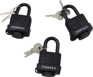 Weatherproof Padlock Black