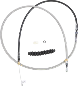 High-efficiency Braided Stainless Steel Clutch Cable Silver Standard, 1, nordicamoto.ro