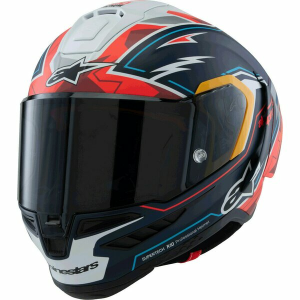 Casca integrala sport ALPINESTARS SUPERTECH R10 LE ACOSTA Albastru/Rosu/Alb