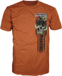 Run With The Ruthless T-shirt Orange XL, 2, nordicamoto.ro