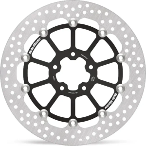 Seria Halo cu rotor plutitor, negru-oțel inoxidabil, nordicamoto.ro