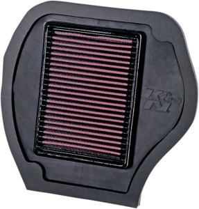 High-flow Air Filter Black, Red, 2, nordicamoto.ro