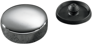 Chrome Stem Bolt Cover And Rubber Plug Chrome