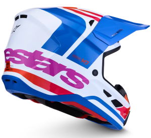 Casca Alpinestars S-M7 Core Alb/Albastru/Roz XS, 4, nordicamoto.ro