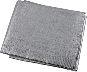 MOOSE RACING Heat Shield Sheet Silver, Aluminum 