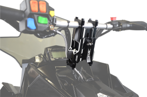 Adjustable Flex Handlebar Riser Black
