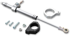 Steering Damper Kits Chrome, Satin