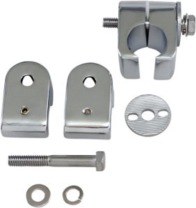 Chrome Universal Accessory Mounts Silver, 2, nordicamoto.ro