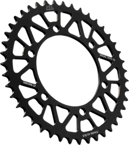 JT SPROCKETS Pinion spate din aluminiu Racelite, negru, 1, nordicamoto.ro